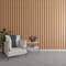 Ekena Millwork 94H x 3/8T Adjustable Wood Slat Wall Panel Kit w/ 4W Slats, Cherry contains 11 Slats SWW55X94X0375CH - alternate 1